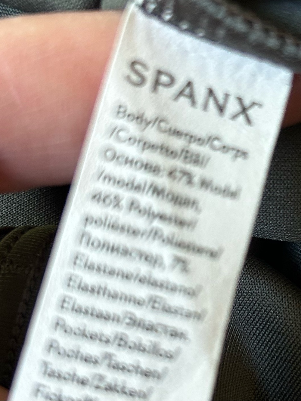 Spanx AirEssentials Wide Leg Jumpsuit Soft Travel Lounge Dark Palm Size LP New - Picture 8 of 13